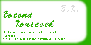botond konicsek business card